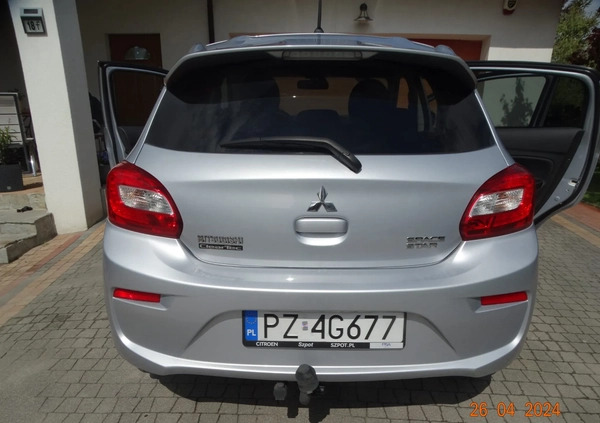 Mitsubishi Space Star cena 37000 przebieg: 72000, rok produkcji 2018 z Swarzędz małe 121